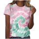 thumbnail image 1 of Tops de Cuello Redondo para las Mujeres de Manga Corta Impresa Casual, Camiseta de Moda para Uso Diario Y de Fiesta, 1 of 5
