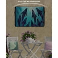 thumbnail image 6 of Outdoor TV Cover 48 to 50 Inch Weatherproof, Coastal Waterproof TV Screen Protector for Outside Decor with Zipper and Pocket 48"L x 30"H , Vintage Ocean Whale Polka Dots Turquoise Teal, 6 of 7