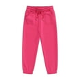 thumbnail image 2 of Boys and Girls Solid Color Fleece Sweatpants Casual Comfy Pants, 2 of 8