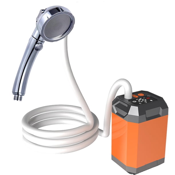 Ducha de camping portátil inalámbrica, bomba de ducha eléctrica para exteriores, ducha recargable