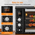 thumbnail image 5 of 5-in-1 Indoor Electric Grill with Rotisserie & Skillet - 32L Capacity, Sunmaki 1800W Countertop Vertical Rotisserie Oven for Roasting Chicken, Meat & Sausages, 5 of 8