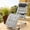 Gray, variant on Simenmax Folding Rocking Camping Chair, Metal Frame Outdoor Chair with Waterproof Armrests & Cup Holder for Patio, Beach, Yard,Black