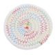 thumbnail image 3 of Mantel Individual DYNWAVEMX Mantel redondo trenzado algodón Multicolor, 3 of 8