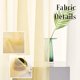 thumbnail image 2 of Cortinas de gasa transparente TOAVA DECO, color amarillo claro, 213 x 213 cm, 2 unidades, 2 of 9