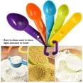 thumbnail image 2 of 5Pcs Measuring Cups Set Plastic Kitchen Flour Set Milk Oil Baking Coffee Spoons With Scale Random Color, S Electronicheart, 2 of 9