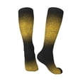 thumbnail image 4 of Fotbe Gold Glitter Gradient print Women's Men's Novelty Crew Socks Cotton Socks Knee High Socks for Walking,Running,Nurses,Pregnancy, 4 of 9