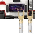 thumbnail image 4 of 8.4mm/0.3in U Inner Diameter, Speaker Wire Plug, Stable Signal Transmission, Speaker Connector, For Studio Professional Use Bar Household, 4 of 8