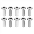 thumbnail image 3 of Paquete de 200 Fundas Protectoras de Acero Inoxidable T316 para Barandilla de Cable de Barandilla de Cable de 1/8 de Pulgada con Barandilla de 5 Pieza, 3 of 5
