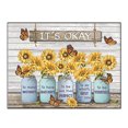 thumbnail image 1 of Kits de costura DIY de bordado de jarrón de girasol con cuentas de 11 quilates de punto de cruz completo Likrtyny  decoración de arte, 1 of 9