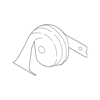 Genuine OE Hyundai Horn - 96610-E6000