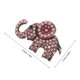 thumbnail image 2 of BESTYASH Broche Elefante Con Pedrería Rosa Para Pines De Abrigos Y Elegantes, 2 of 6