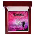 thumbnail image 1 of To My Daughter Daughter is Dad's Miracle Forever Necklace w Message Card, 1 of 8