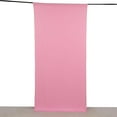 thumbnail image 6 of Efavormart Pink 4-Way Stretch Spandex Drapery Panel with Rod Pockets, Photography Backdrop Curtain - 5ftx10ft, 6 of 9