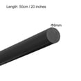 thumbnail image 2 of Uxcell Engineering Plastic Round Rod 5/16" Dia 20" Length Black (POM) Polyoxymethylene Rods, 2 of 5