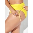 thumbnail image 4 of Swimsuits for All Women's Virtuoso Ruched Side Tie Tummy Control Bikini Bottom, 4 of 6