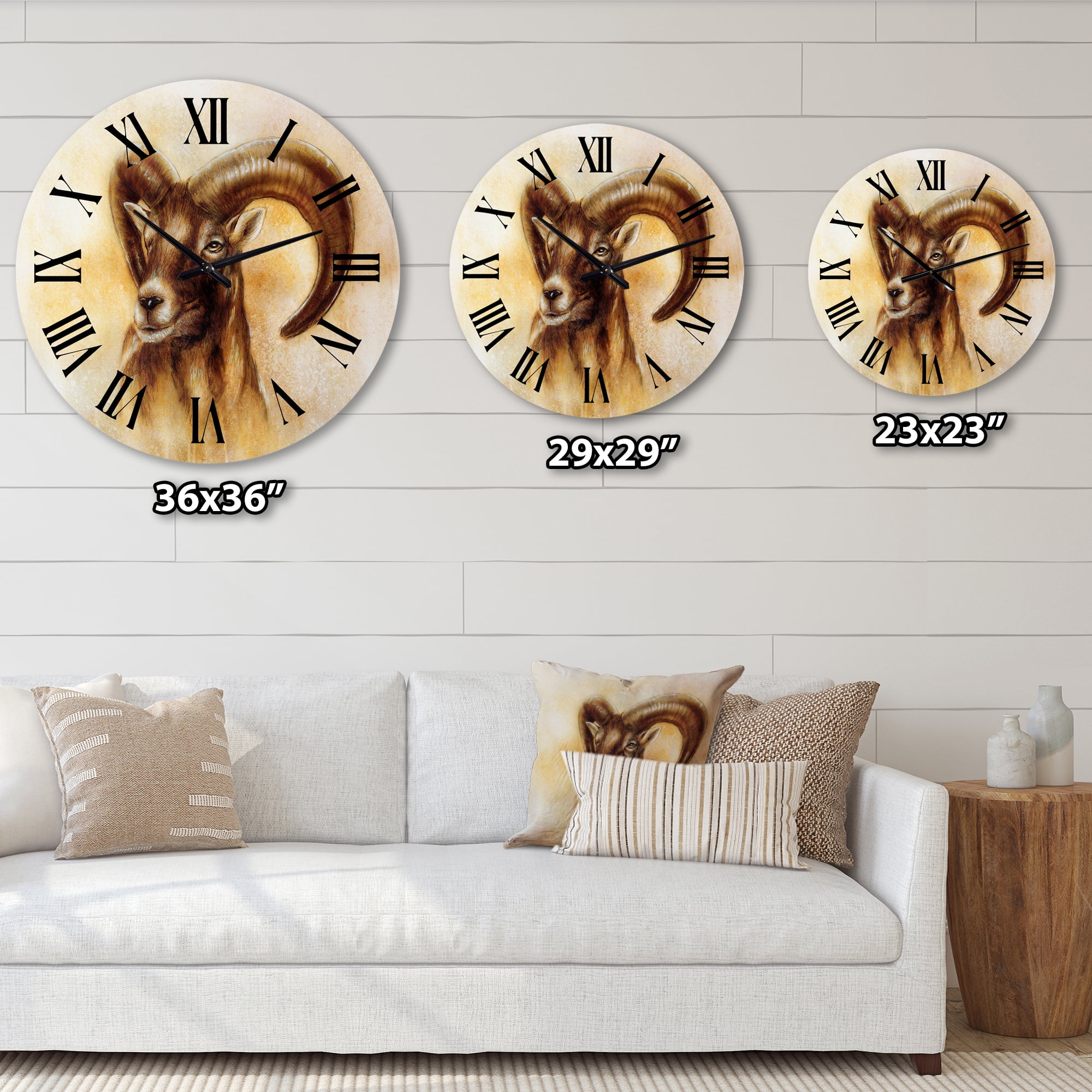 Designart 1 in Quartz Modern/Contemporary Wall Clock