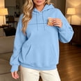 thumbnail image 6 of Bigetiay Womens Mens Snack Hoodie, Women'S Sweatshirt With Dog Pouch, Kangaroo Pouch Hoodie with Large Pocket Hoodie Fall Winter Clothes, Size XXXL, 6 of 6
