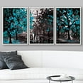 thumbnail image 3 of wall26 Framed Canvas Wall Art Abstract Cloud Tree Pictures Home Wall Decorations for Bedroom Living Room Oil Paintings Canvas Prints Framed - 24"x36"x3 White, 3 of 5