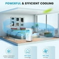 thumbnail image 2 of Costway 10000 BTU Portable Air Conditioner 4-in-1 AC with Cool Fan Humidifier Sleep Mode, 2 of 10