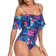 thumbnail image 2 of Trajes de baño de una pieza para mujer, Traje de baño de una pieza con volantes para mujer Traje de baño de una pieza con volantes para mujer Traje de baño con volantes para mujer Grado profesional, 2 of 6