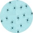 thumbnail image 1 of Ahgly Company Indoor Round Patterned Blue Diamond Blue Area Rugs, 8' Round, 1 of 6