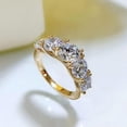 thumbnail image 5 of K-KED 3.60CTW. Round Moissanite Engagement Ring Women D Color VVS1 Sterling Silver 925, 5 of 9