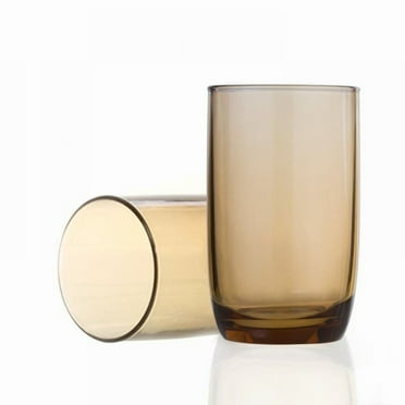 CrystalClear Bathroom Tumbler Set - 11 Oz Toothbrush Holder Cups