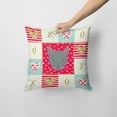thumbnail image 2 of Raas Cat Love Fabric Decorative Pillow, 2 of 4