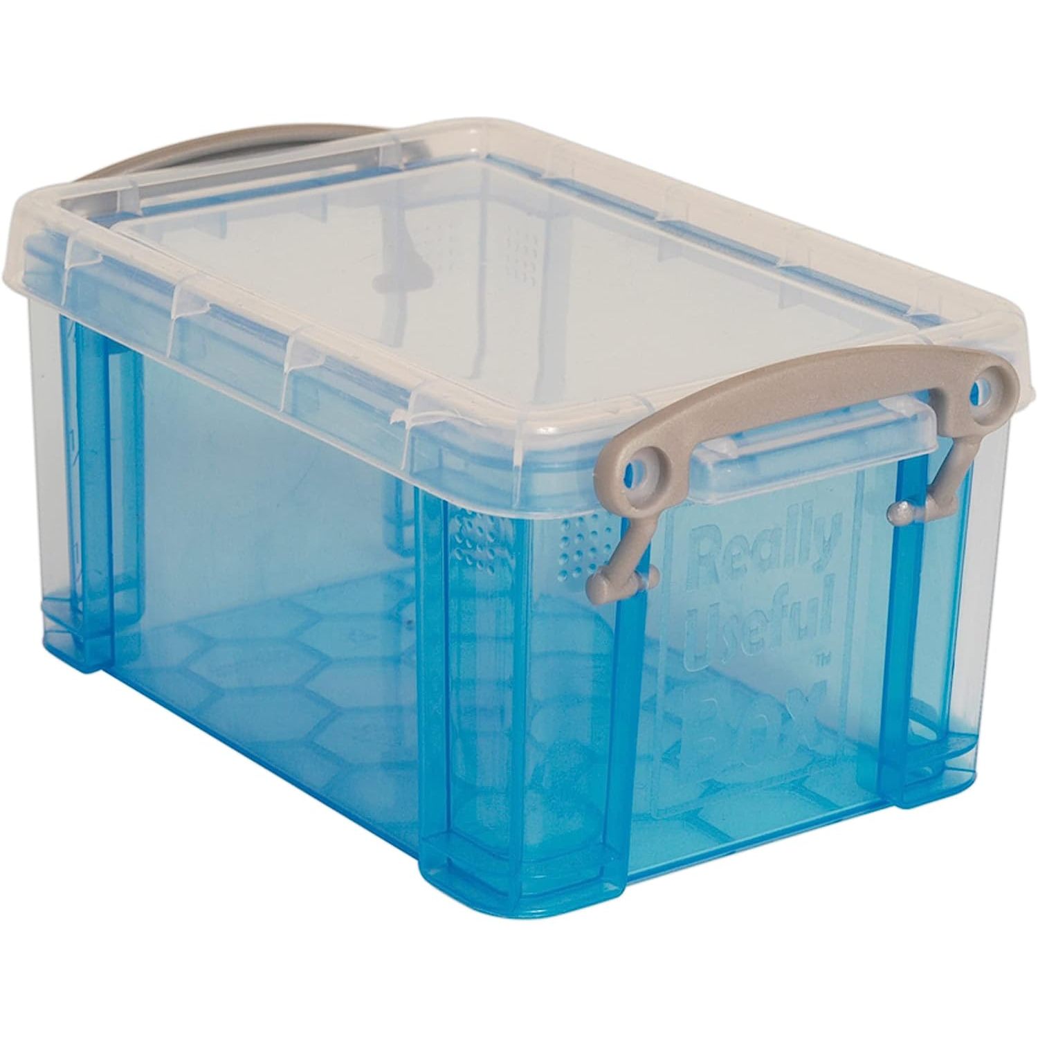 Really Useful Box Plastic Storage Box, 1.6 Liters, 7 1/2" x 5 1/4" x 4