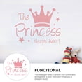 thumbnail image 4 of The Princess Sleep Here Wall Sticker DIY Removable Peel and Stick Wall Decal, 4 of 6