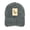 Gray, variant on Cinnamon Roll Gray Baseball Cap for Men Women, Adjustable Snapback Hats Cotton Hat