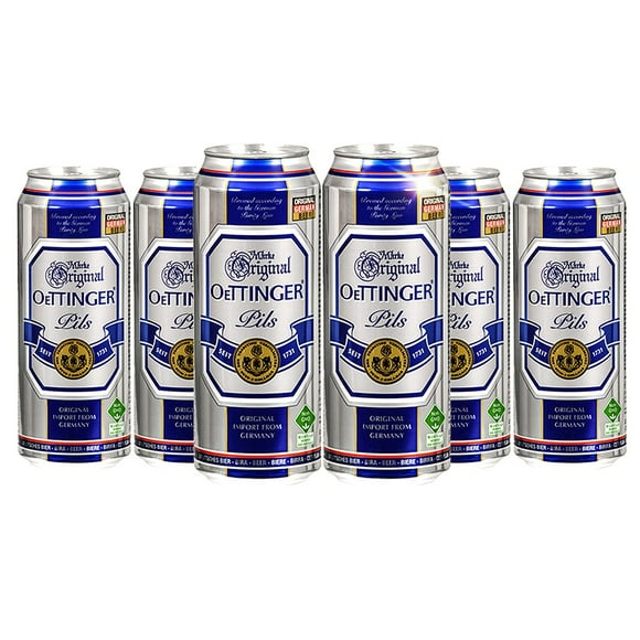 Cerveza Oettinger Pils Six Pack 500 Ml C/u Oettinger Cerveza Alemana Pilsener