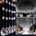 thumbnail image 2 of Guirnalda de cuentas de acrílico de cristal, cadena de cuentas de cortina de diamantes para bricolaje, decoración de bodas, colgante navideño, 200 piezas, 2 of 5