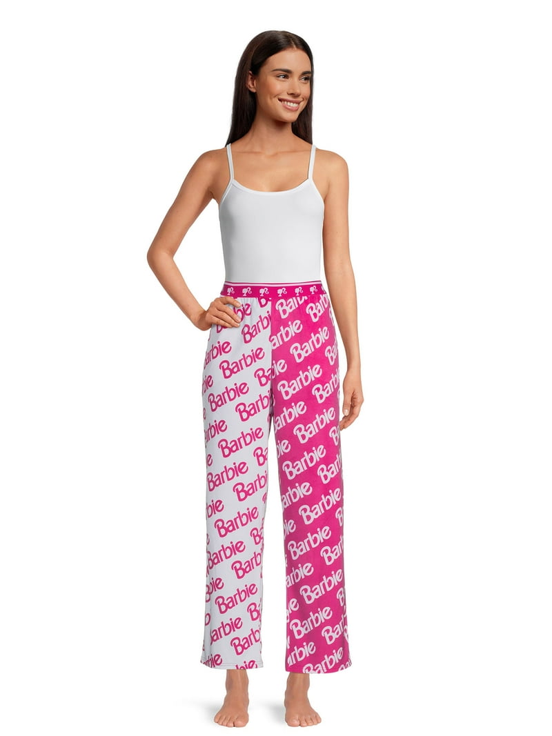 Mattel Women's and Women's Plus Size Barbie Plush Sleep Pants