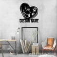 thumbnail image 4 of Craftnamesign Custom GSD German Shepherd Metal Wall Art LED Light, Custom Dog Name Sign Home Decor, 4 of 5