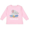 thumbnail image 3 of Inktastic My Grandma Loves Me to the Moon and Back Elephant Family Boys or Girls Long Sleeve Toddler T-Shirt, 3 of 5