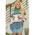 thumbnail image 4 of Redhotype Cute Reindeer Snowflake Turtleneck, Warm Holiday Sweater!, 4 of 8