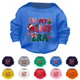 thumbnail image 4 of Otqutp Baby Boys Girls Christmas Lettter Print Sweater Long Sleeve Pullover Warm Knitted Sweatshirt Fall Winter Clothes 1-14 Years(Grey,2-3 Years), 4 of 4