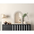 thumbnail image 2 of Elegant D?cor Arch Cornhusk Mirror 24x36 in Linen White, 2 of 7