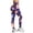 k19631-Purple, variant on LIIPEE Women Leggings Casual High Waist Slim Fit Ankle Length Leggings Stretchable Easter Printed Lifting Yoga Pants Fashion Comfortable Soft Breathable Leggings,Green,L