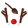 thumbnail image 3 of Ensemble de Voiture Rennes Bois de Cerf Nez Auto Rennes et Nez Rouge Costume de Voiture, 3 of 8
