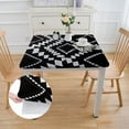thumbnail image 2 of WYYP Geometric Shapes Tablecloth Great for Home Kitchen/Parties/Holiday Dinner 100% Polyester Fiber 52*52, 2 of 8