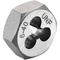 thumbnail image 1 of HUGFEGWE 15×6.3mm Hex Pipe Rethreading Die Carbon Steel Industrial Pro Hexagonal Re-Threading Hex Metric Die for Taper Pipe Threads 2pcs CJB91-22812, 1 of 1
