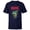 Navy, variant on Spider-Man and Avengers Retro Silver Age Super Heroes - Short Sleeve T-Shirt for Kids - Customized-Athletic Heather