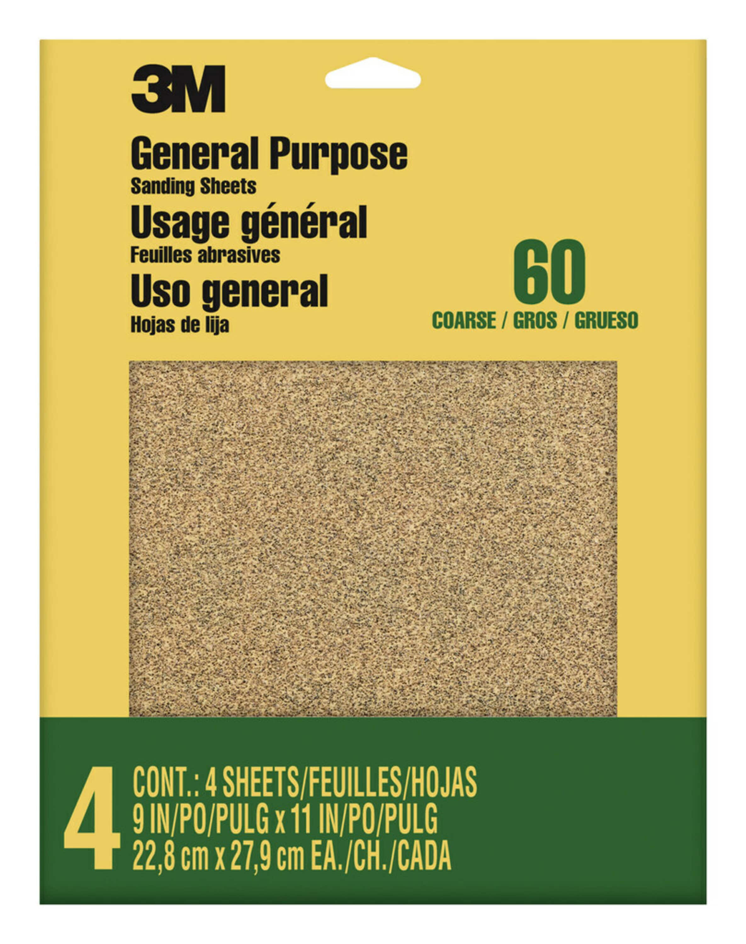 Assorted Grit 3M 9019 General Purpose Sandpaper Sheets 3-2/3-Inch by 9-Inch 
