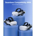 thumbnail image 3 of Beboncool MV1001 Enhanced Head Strap for Meta Quest 2/3/3S VR – 8000mAh Battery, 3 of 9