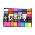 thumbnail image 2 of Face Body Paint Watercolor Pigment Make up Palette for Theatre Cosplay Party, 2 of 9