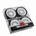 thumbnail image 1 of 4pcs Rubber Tire Wheel Tyre Hex for 1/10 A, 1 of 5