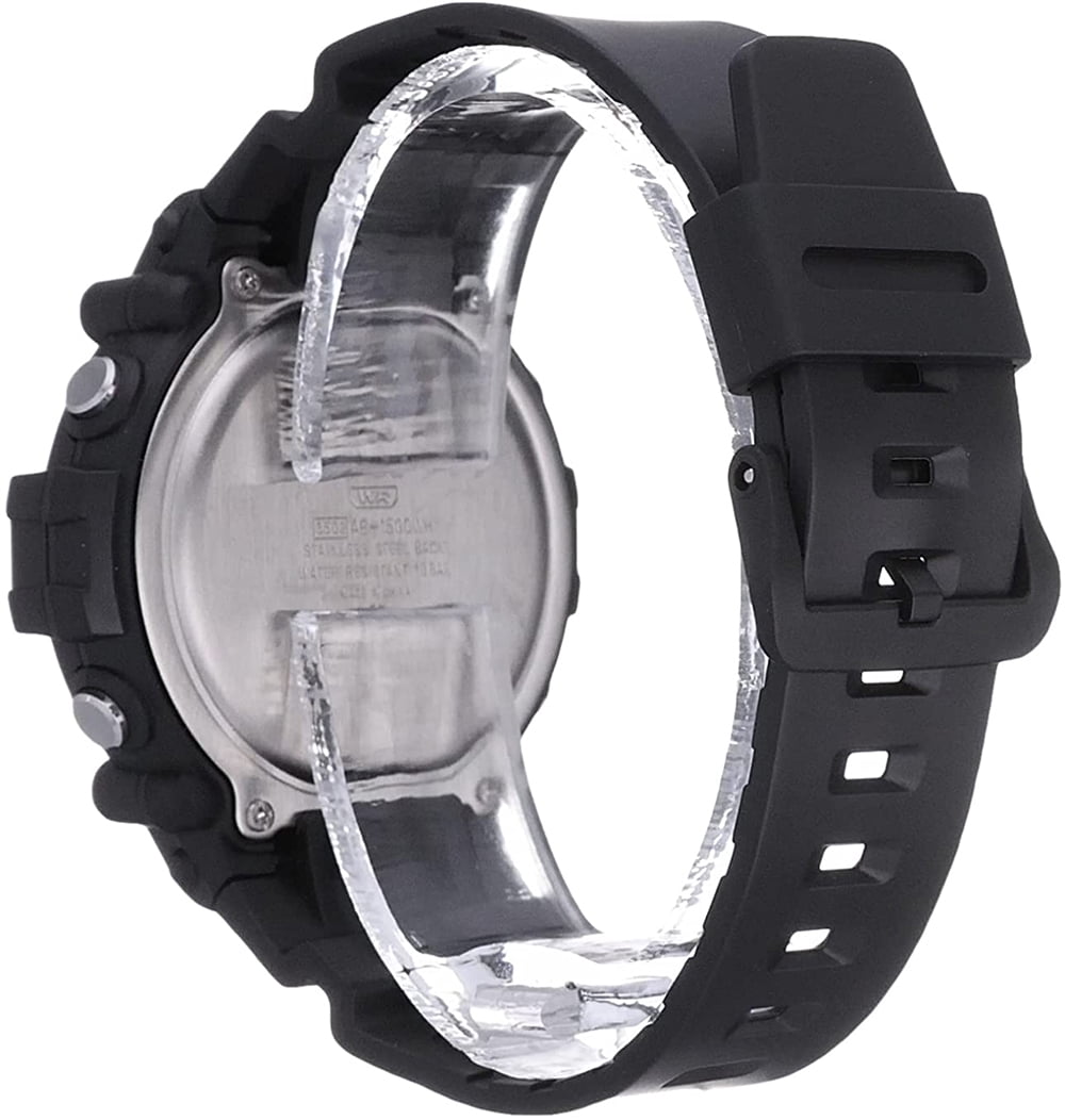 Casio Men's Digital Quartz 10-Year Battery 100m Black Resin Watch AE1500WH-1AV