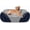 Navy, variant on Medium Orthopedic Dog Bed - Rectangle Washable Calming Pet Cuddler with Anti-Slip Bottom, Size 25"x21"x8"